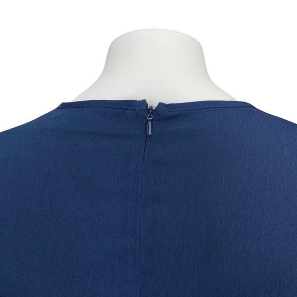 THE FIFTH LABEL Tie Neck Long Sleeve Dress Sz XS Blue - Picture 5 of 8